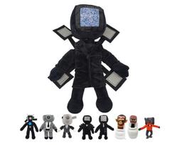 Pliušinis žaislas HappyJoe Skibidi Toilet, TV Man Titan, 25cm