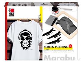 Šilkografijos rinkinys audiniams Marabu