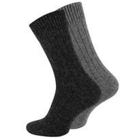 Alpakos vilnos kojinės moterims VCA Textil®, pilkos, 2 poros, 39/42