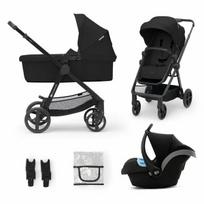 Universalus vežimėlis Kinderkraft newly 3in1, Mink pro black