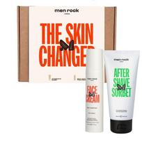 Rinkinys vyrams The Skin Changer veido kremas, 50 ml + šerbetas po skutimosi, 100 ml