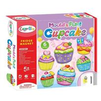 Kūrybinis rinkinys magnetukams iš gipso gaminti "Cupcake"