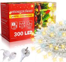 Kalėdinė girlianda, 300 LED, 15.2 m