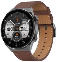 Išmanusis laikrodis Zaxer ZT3 Pro Max Black/Brown Leather
