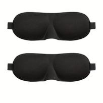 3D akių kaukė unisex, juoda, 2 vnt, Universalus
