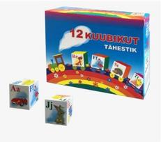 Kubeliai Estijos abėcėlė, 12 vnt.