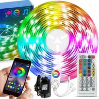Led rgb juosta su wifi bluetooth nuotolinio valdymo pultu IP20 5 m, LED RGB juosta su WiFi BLUETOOTH nuotolinio valdymo pultu IP20 5 m