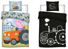 Vaikiškas patalynės komplektas Peppa Pig, 140x200, 2 dalių