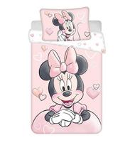 Vaikiškas patalynės komplektas Disney Minnie Powder pink, 100×135, 2 dalių