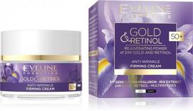 Stangrinamasis kremas nuo raukšlių Eveline Gold & Retinol 50+, 50 ml