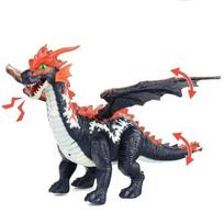Drakonas su šviesos ir garso efektais Ao Xie Toys, mėlynas