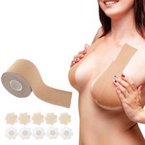 Krūtinės juosta moterims Lviman Boob Tape, ruda, Universalus