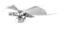 Metalinė dėlionė - konstruktorius Metal Earth Harry Potter Gringgotts Dragon 3D
