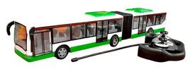 Radijo bangomis valdomas autobusas, žalias