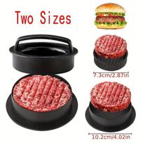 Burgerių mėsos presas, juodas