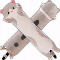 Minkštas žaislas ilgas katinas, 70 cm