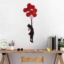 Wallity metalinė sienų dekoracija Banksy-11-1, 100 cm