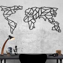 Wallity metalinė sienų dekoracija World Map V22, 60 cm