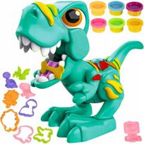 Plastilino rinkinys Dinozaurai, 6 spalvų