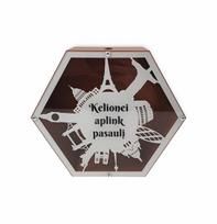 3D Taupyklė Kelionei aplink pasaulį