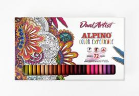 Dvipusiai flomasteriai Alpino Dual Artist, 72 vnt.