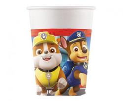 Popieriniai puodeliai Paw Patrol Rescue Heroes, 200 ml, 8 vnt