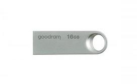 USB laikmena „Goodram UNO3“ USB atmintinė – 16GB, USB 3.2, 1 kartos, sidabrinė