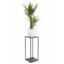 Modernus gėlių stovas, juodas, 60 cm
