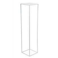 Modernus gėlių stovas, baltas, 100 cm