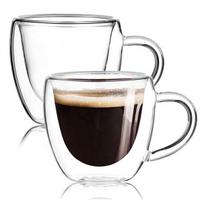 Winder dvigubo stiklo puodeliai su rankenėle Coffee,2x 350 ml