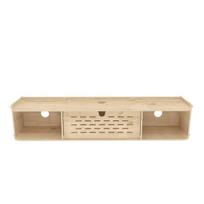 TV staliukas Asir, 116,5x19,5x24,5 cm, smėlio spalvos
