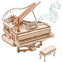 Muzikinis 3D medinis konstruktorius Magic Piano, 223 d.