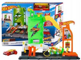 Automobilių aikštelė Hot Wheels Automobilių įkrovimo super stotelė HTN79