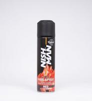 Plaukų purškiklis dažai Nishman Colour Hair Spray Red, raudona, 150 ml