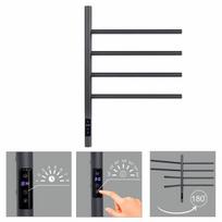 Elektrinė šildoma rankšluosčių kabykla Telvel Ti F4 pilkas, 43х60 cm, 65 W