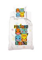 Pokemon vaikiškas patalynės komplektas, 140x200, 2 dalių