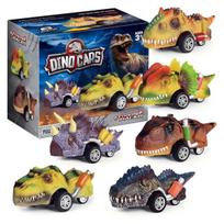 Mega rinkinys automobiliai dinozaurai automobiliai automobiliai automobiliai 6 dalių vairavimo transporto priemonių žaislai vaikams Click4Toys įvairiaspalviai