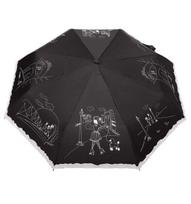 Moteriškas automatinis skėtis "Parisian woman", Parasol, juoda ir balta