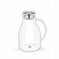 Wilmax ąsotis, 2,5 l, Stiklinis ąsotis metalinis dangtis sulčių vanduo 2,5 l