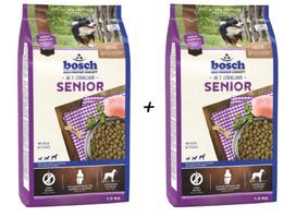 Bosch Petfood Senior visų veislių pagyvenusiems šunims, 1kg+1kg