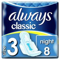 Higieniniai paketai Always Night 8 vnt.