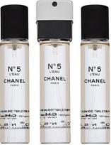 Tualetinis vanduo Chanel No.5 L´ Eau EDT moterims, 3x 20 ml
