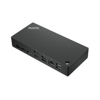 Lenovo 40AY0090EU kompiuterių dokas / jungčių replikatorius Vielinis USB 3.2 Gen 1 (3.1 Gen 1) Type-C Juoda