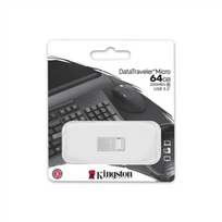 KINGSTON 64GB DataTraveler Micro 200MB/s Metal USB 3.2 Gen 1