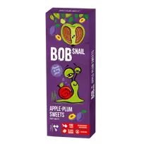 Obuolių ir slyvų užkandis, be pridėtinio cukraus | Bob Snail (30 g)