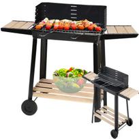 Mobili grill kepsninė, reguliuojamos grotelės ir lentynos