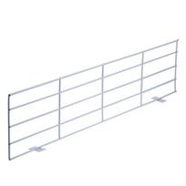Apsauginės grotelės langams, 62x16-8 cm, baltos spalvos, 1 vnt.