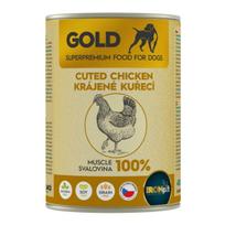 IRONpet Gold Dog Chicken cut muscle vištienos raumens konservai šunims, 400 g