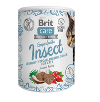 Brit Care Cat Superfruits Insect skanėstas katėms, 6 x 100 g
