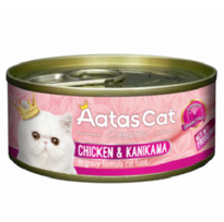 Aatas Cat Creamy Chicken&Kanikama konservai katėms, 24 x 80g
